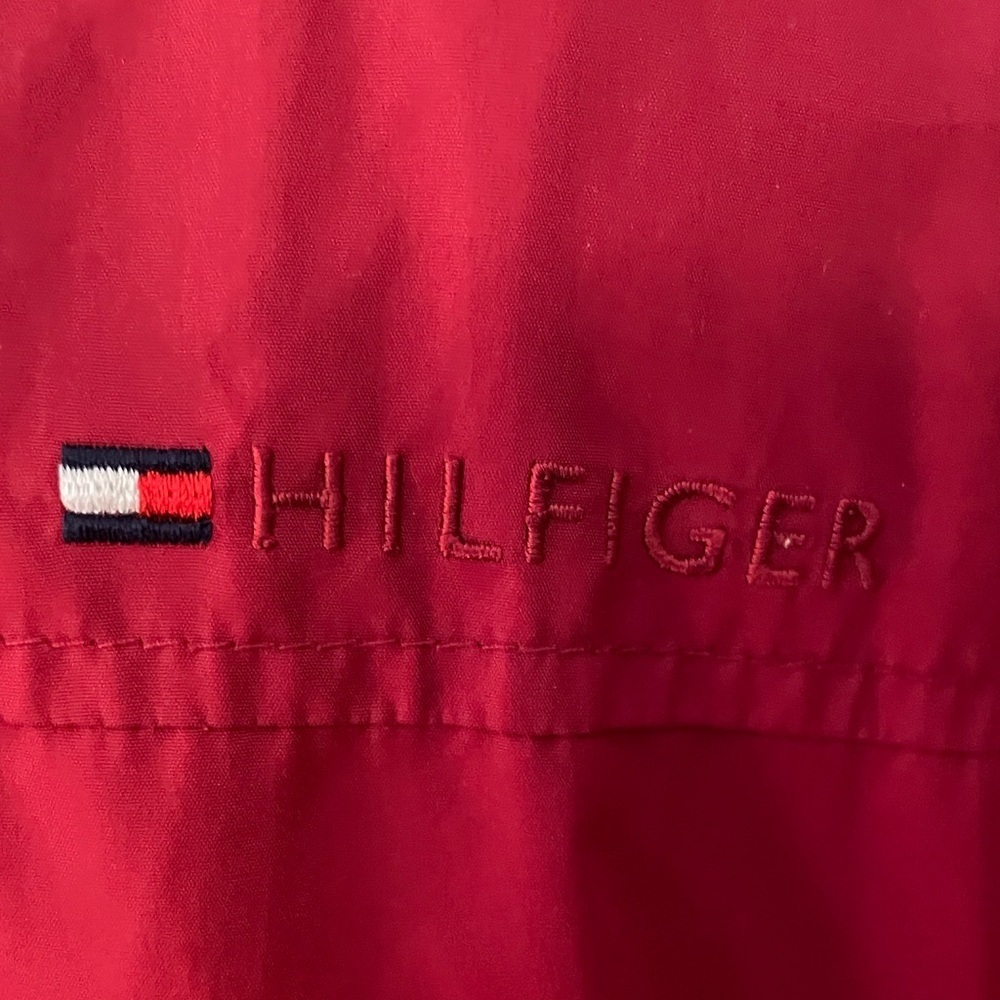 Tommy Hilfiger Vibrant Red Hooded Jacket - Picture 2 of 5